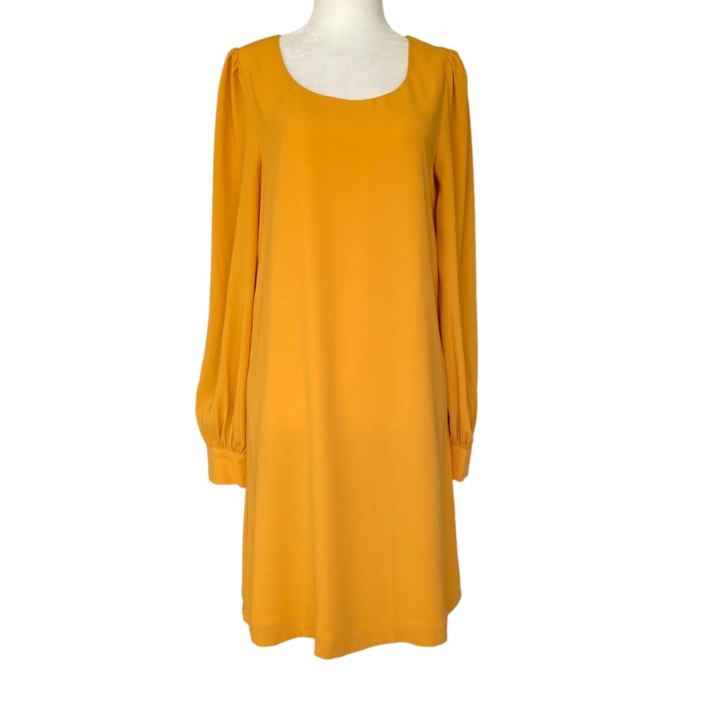 Tinley Road Mustard Yellow Long Sleeve Sheath Dress Small